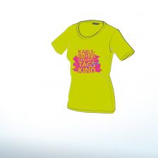 Damenshirt "Geburtstagskind", gelb